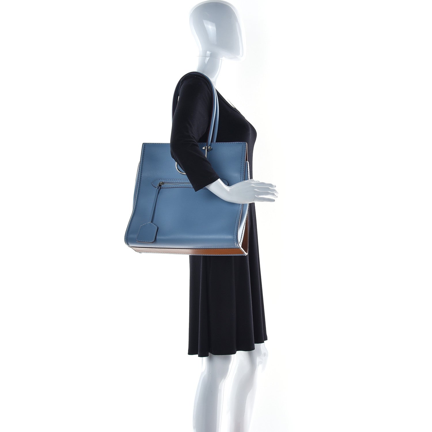 Alexander McQueen Calfskin The Tall Story Shoulder Bag 2 of 16