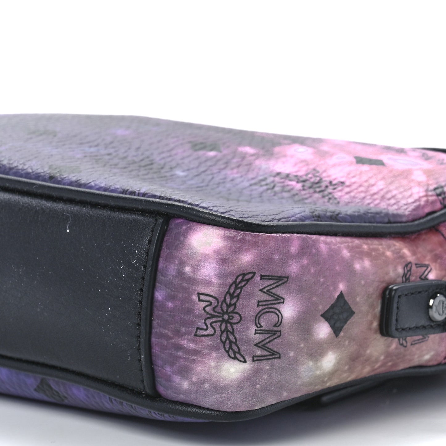 Galaxy Visetos Small Heritage Line Camera Crossbody Bag Multicolo