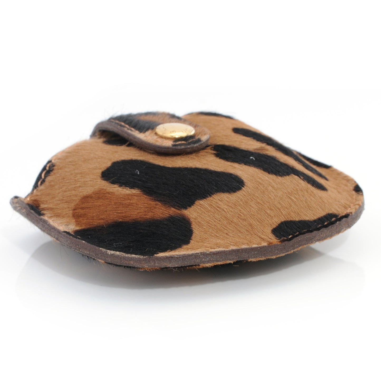 Monogram Azzedine Alaia Leopard Print Pony Hair Accessories Pouch