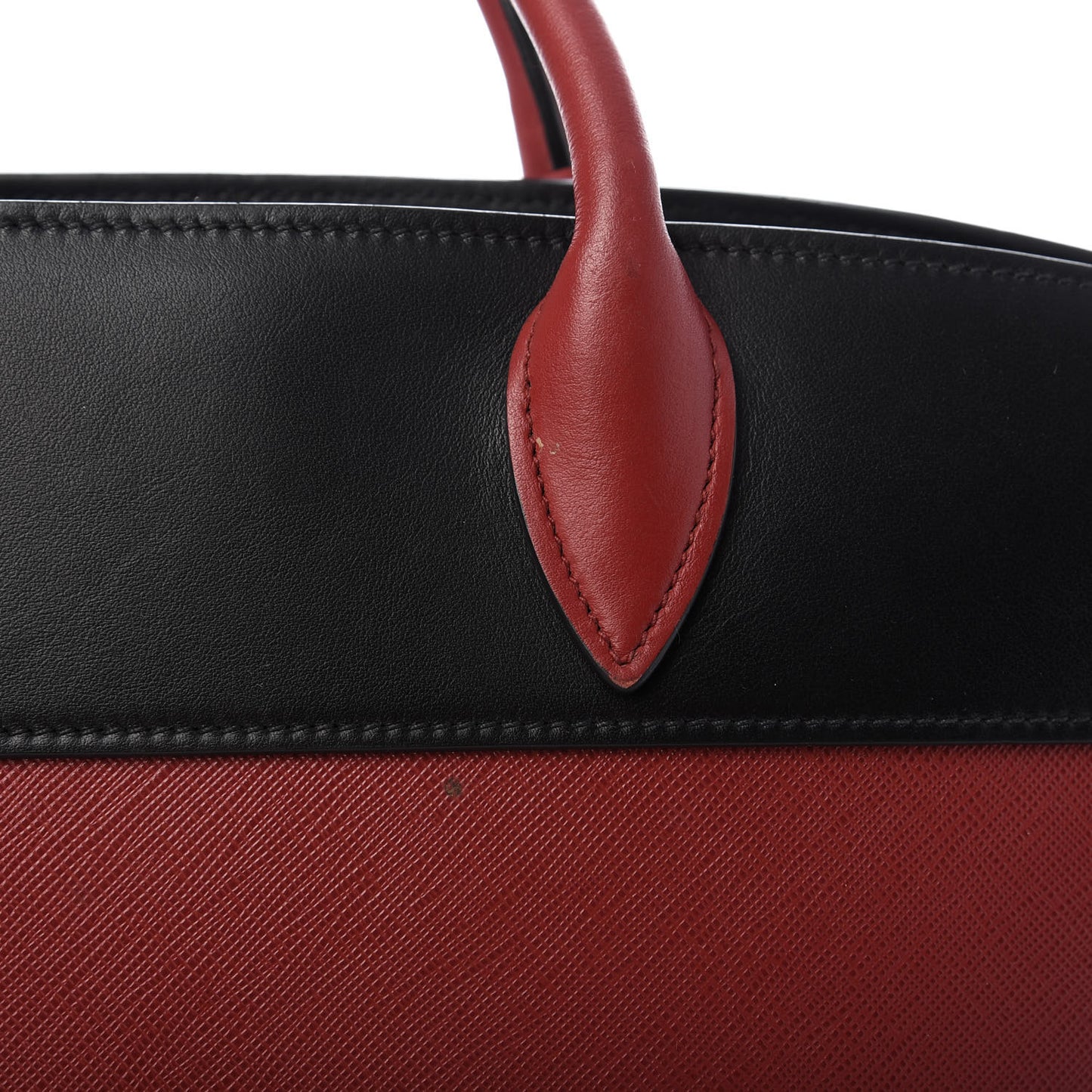 Saffiano City Calf Medium Esplanade Tote Fuoco Black