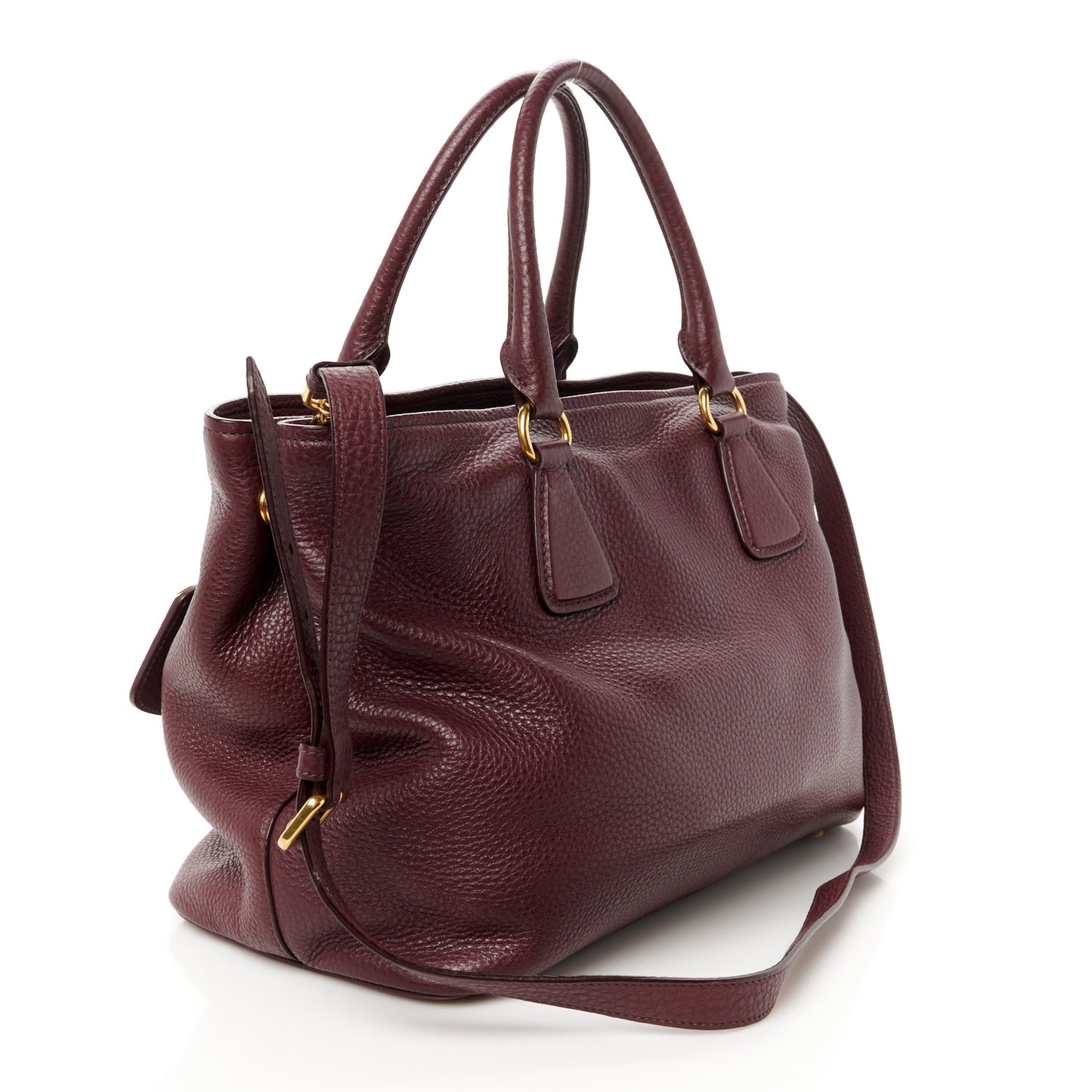 Vitello Daino Tote Granato