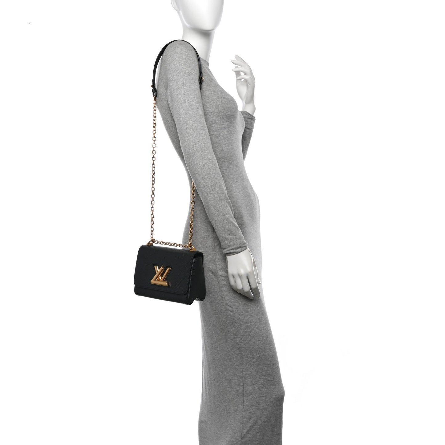 Epi Twist Shoulder Bag PM Black