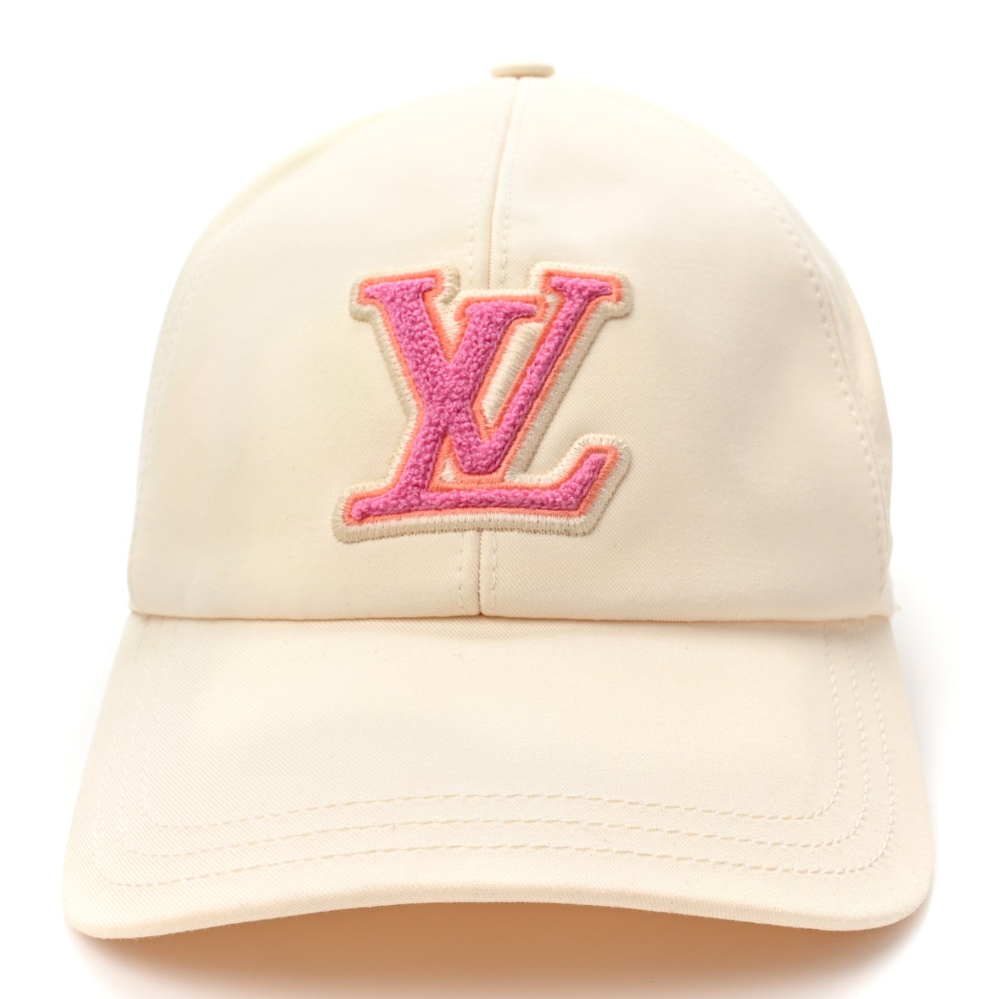 Cotton LV Signature Cap L Beige