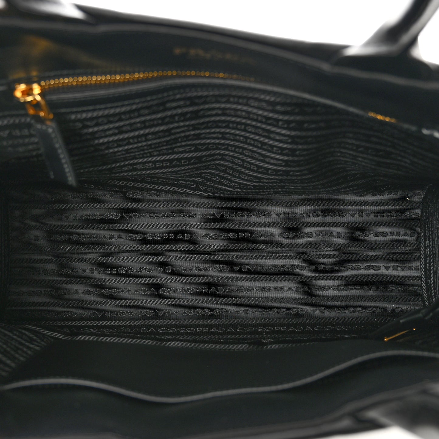 Soft Calfskin Triangolo Symbole Embossed Medium Tote Black