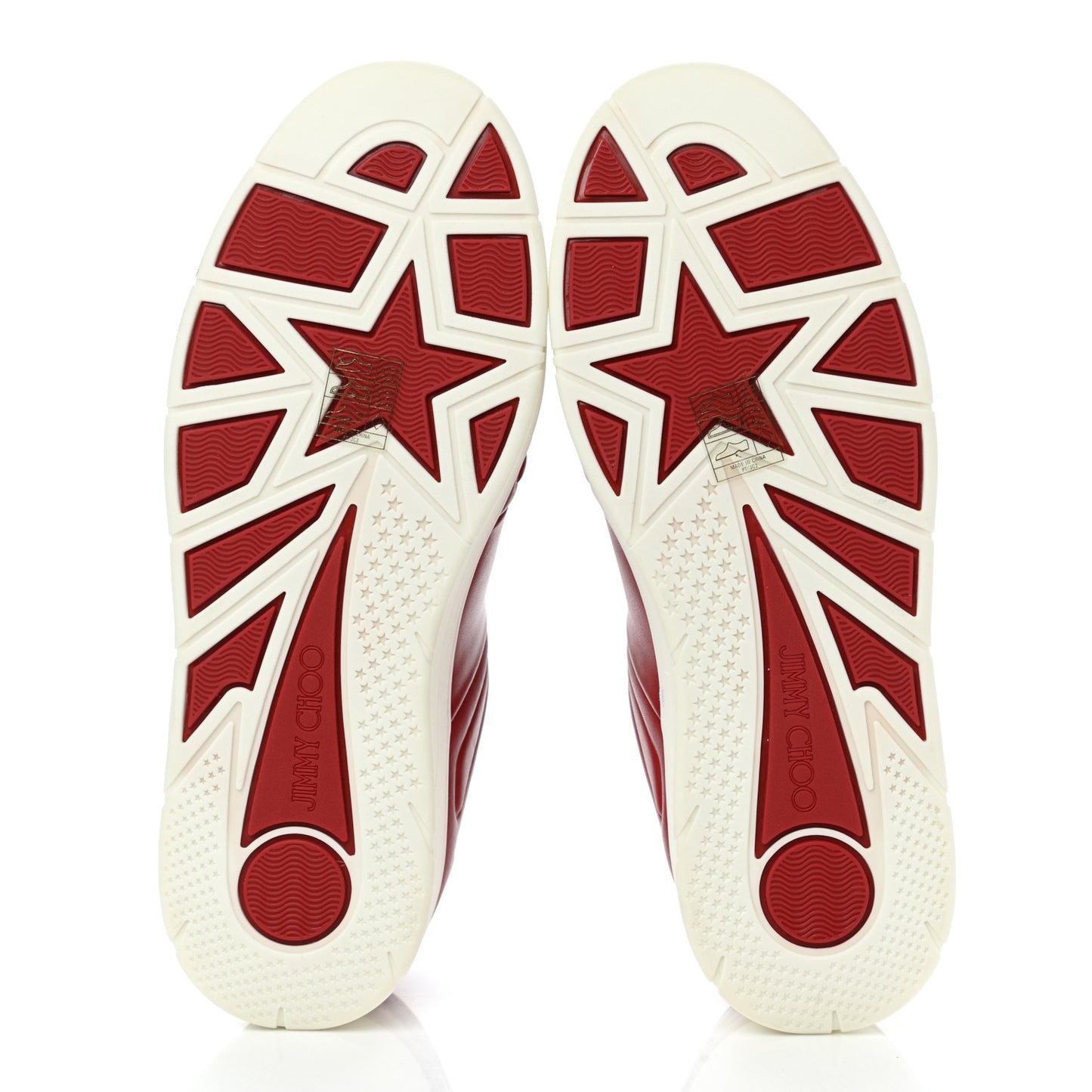 Calfskin Hawaii Sneakers 37.5 Red