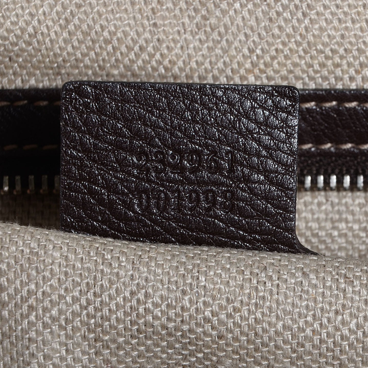 Monogram Medium Icon Bit Hobo Dark Brown