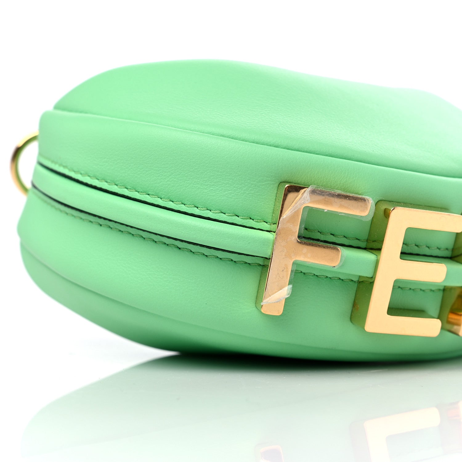 Fendi Vitello Grace New Matte Nano Fendigraphy Hobo Charm Edamame 8 of 10