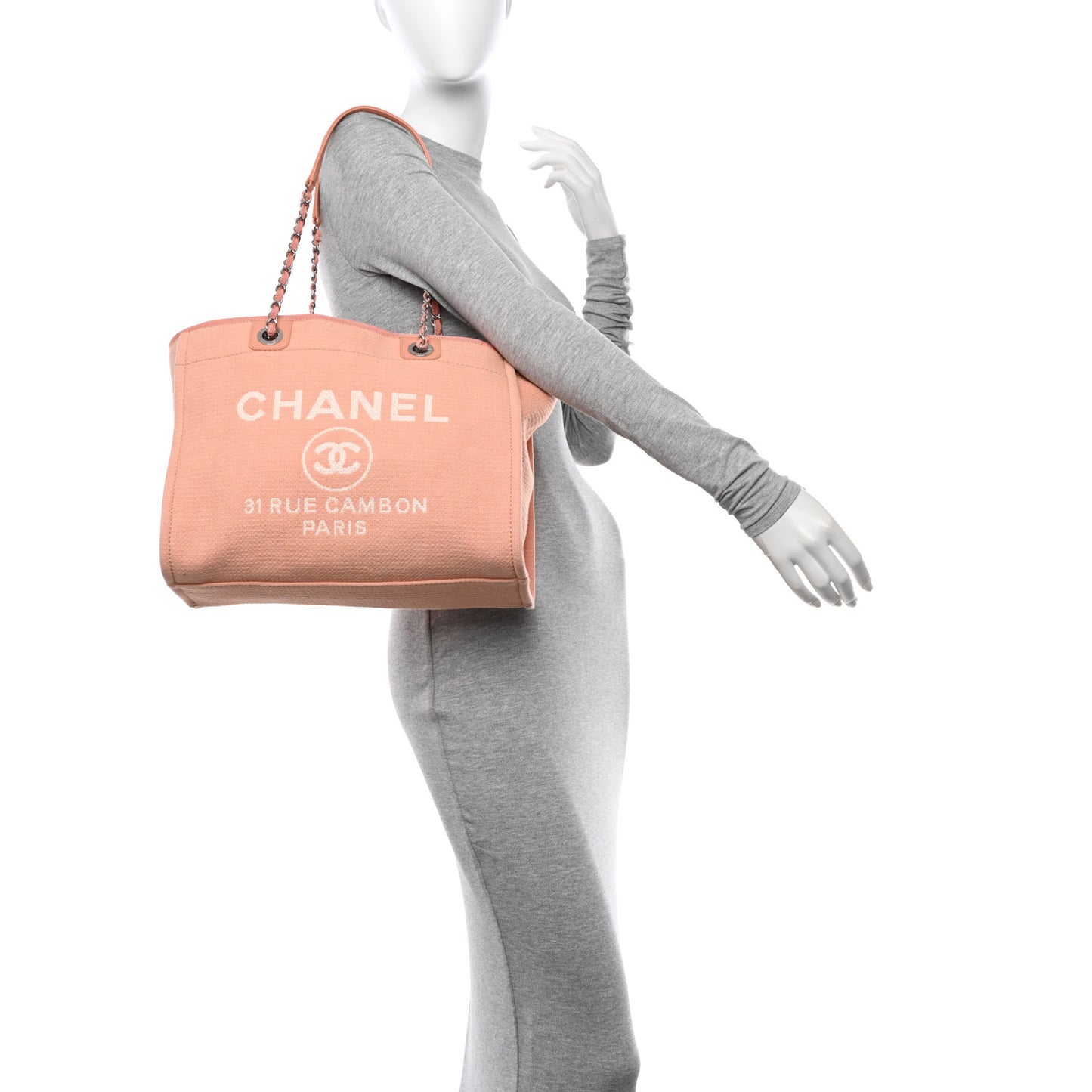 Mixed Fibers Small Deauville Tote Light Orange