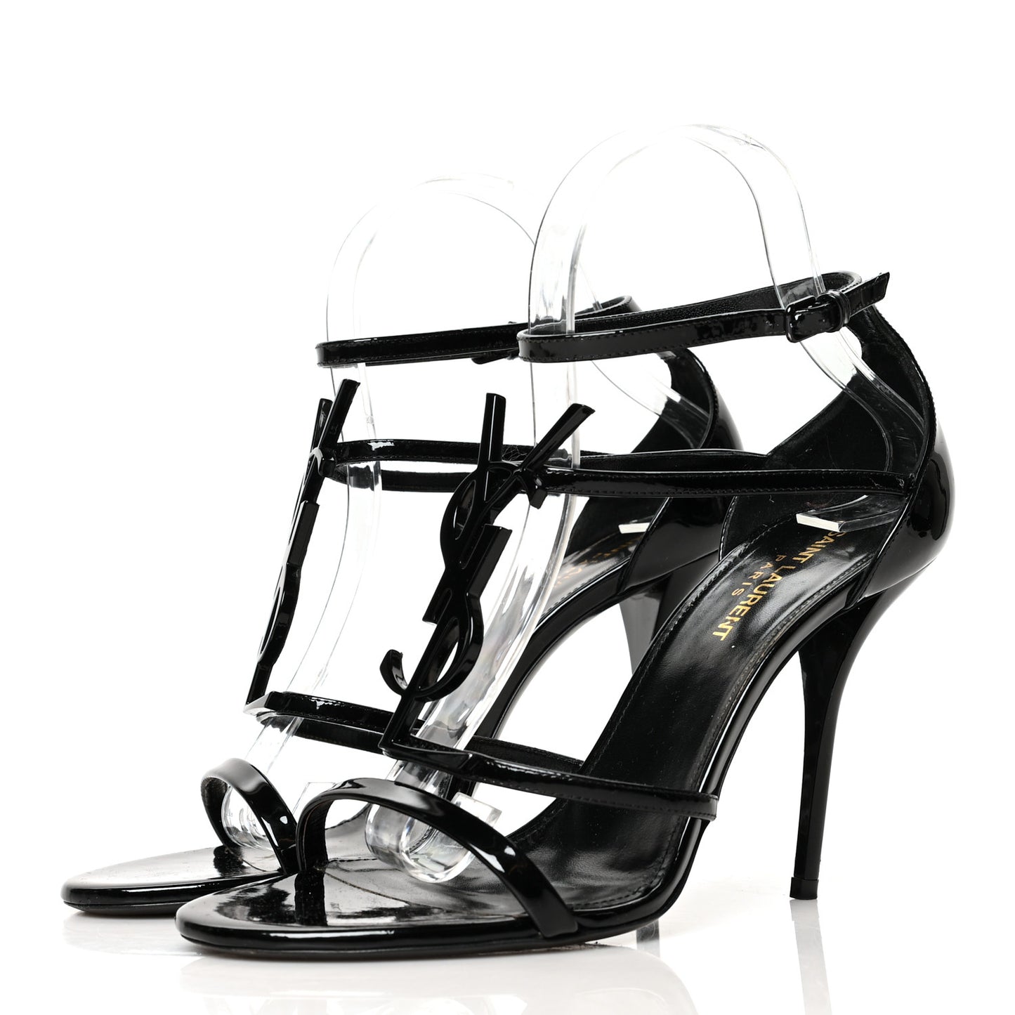 Patent Cassandra 100 Sandals 38.5 Black