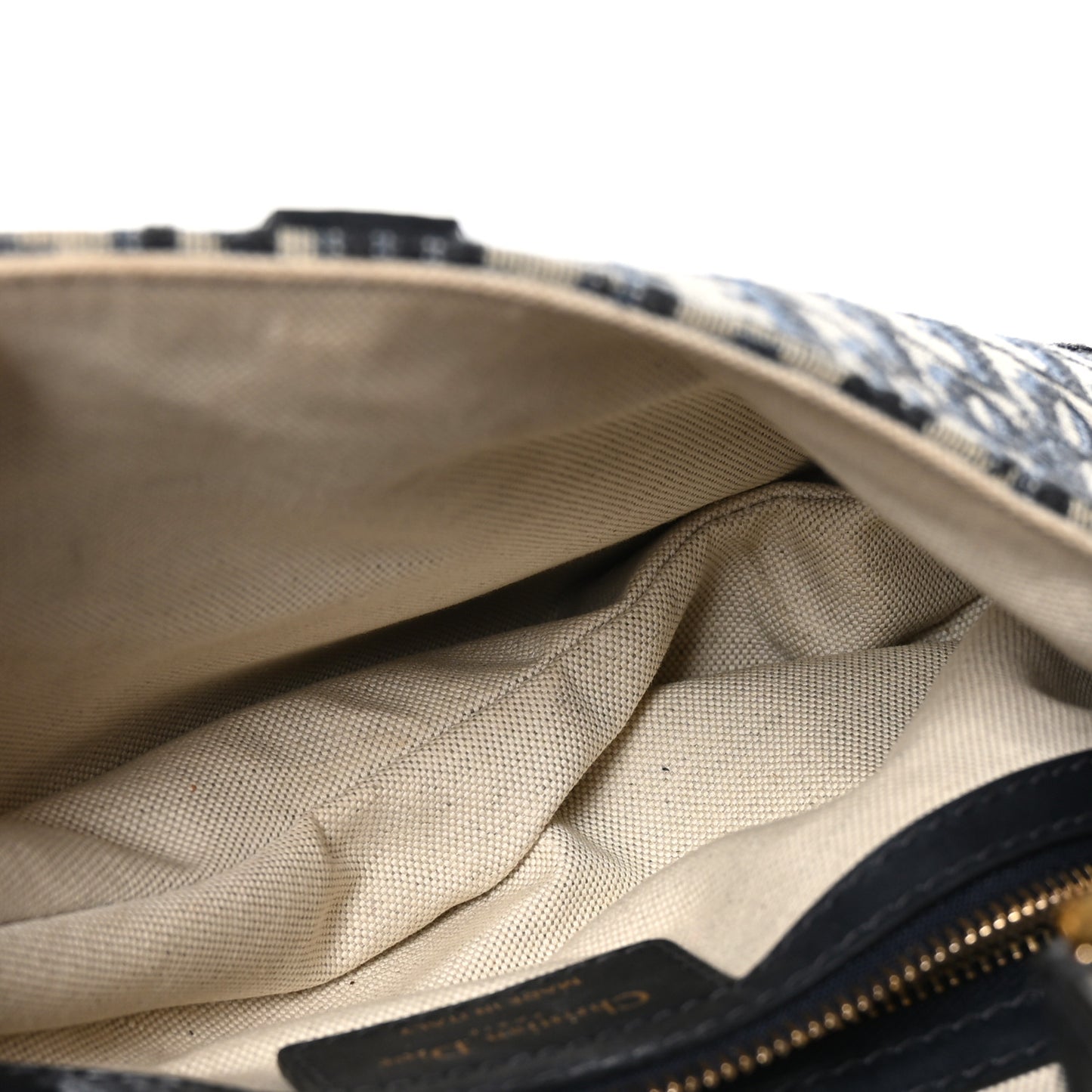 Oblique Saddle Bag Blue