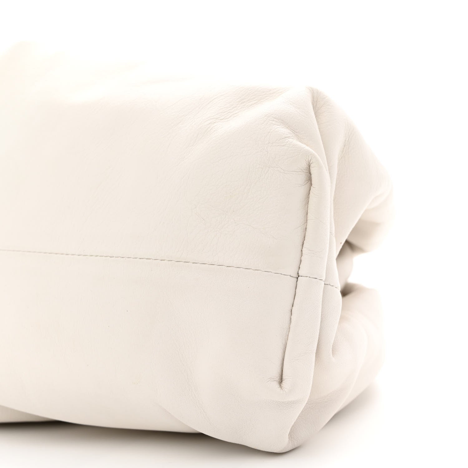 Bottega Veneta Smooth Butter Calf The Pouch Oversized Clutch Mist 11 of 15