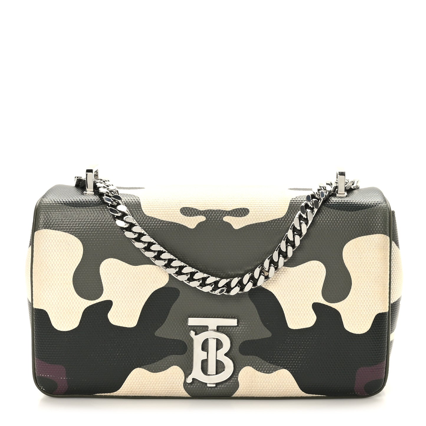 Coated Canvas Camouflage Print Small Lola Bag Multicolor