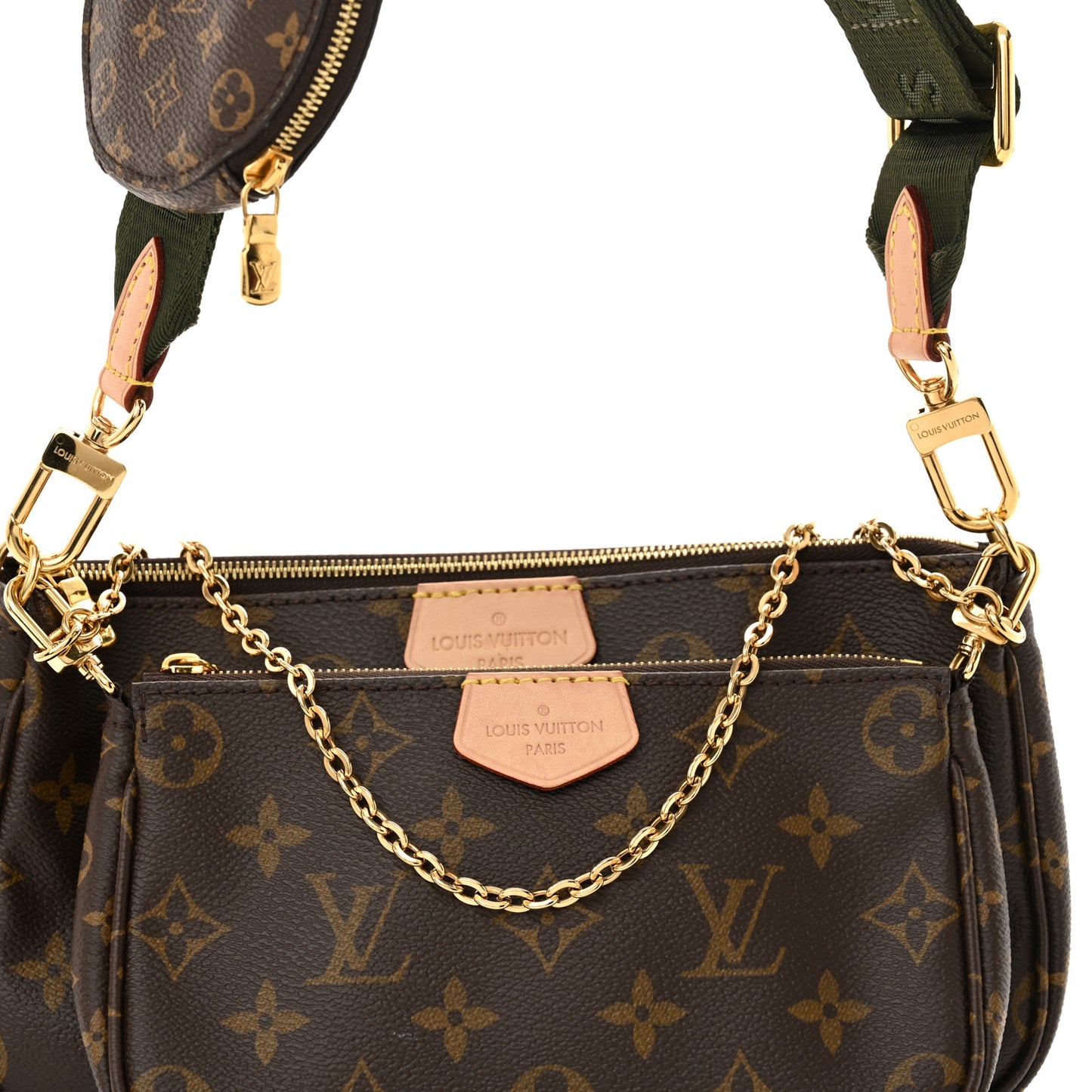 Monogram Multi Pochette Accessories Kaki