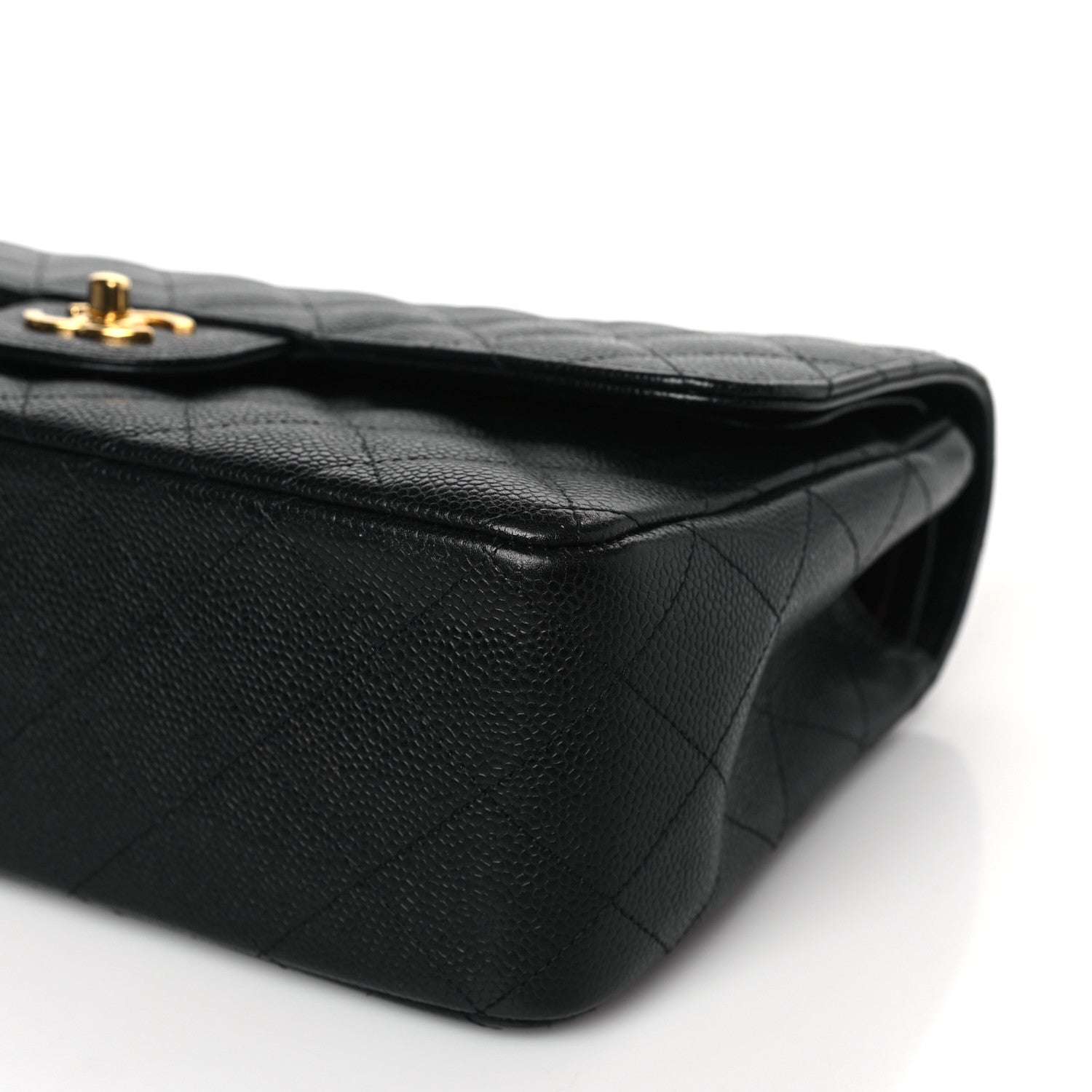 Chanel Caviar Quilted Jumbo Double Flap Black 8 of 8
