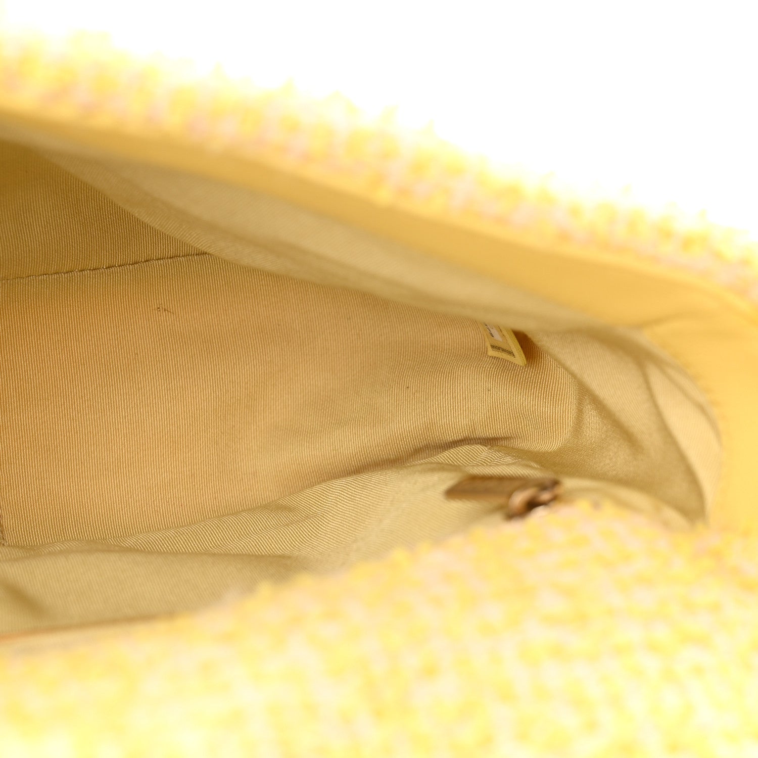 Chanel Tweed Quilted Medium Chanel 19 Flap Yellow 12 of 14