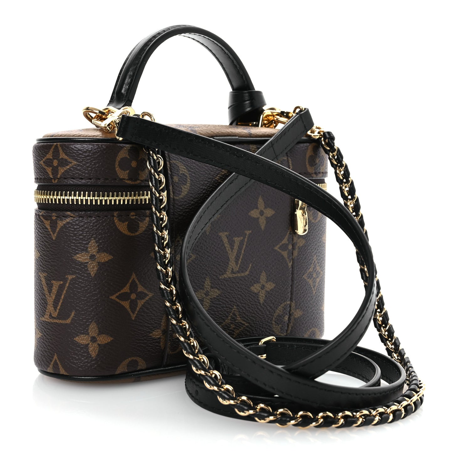 Reverse Monogram Vanity Chain Pouch