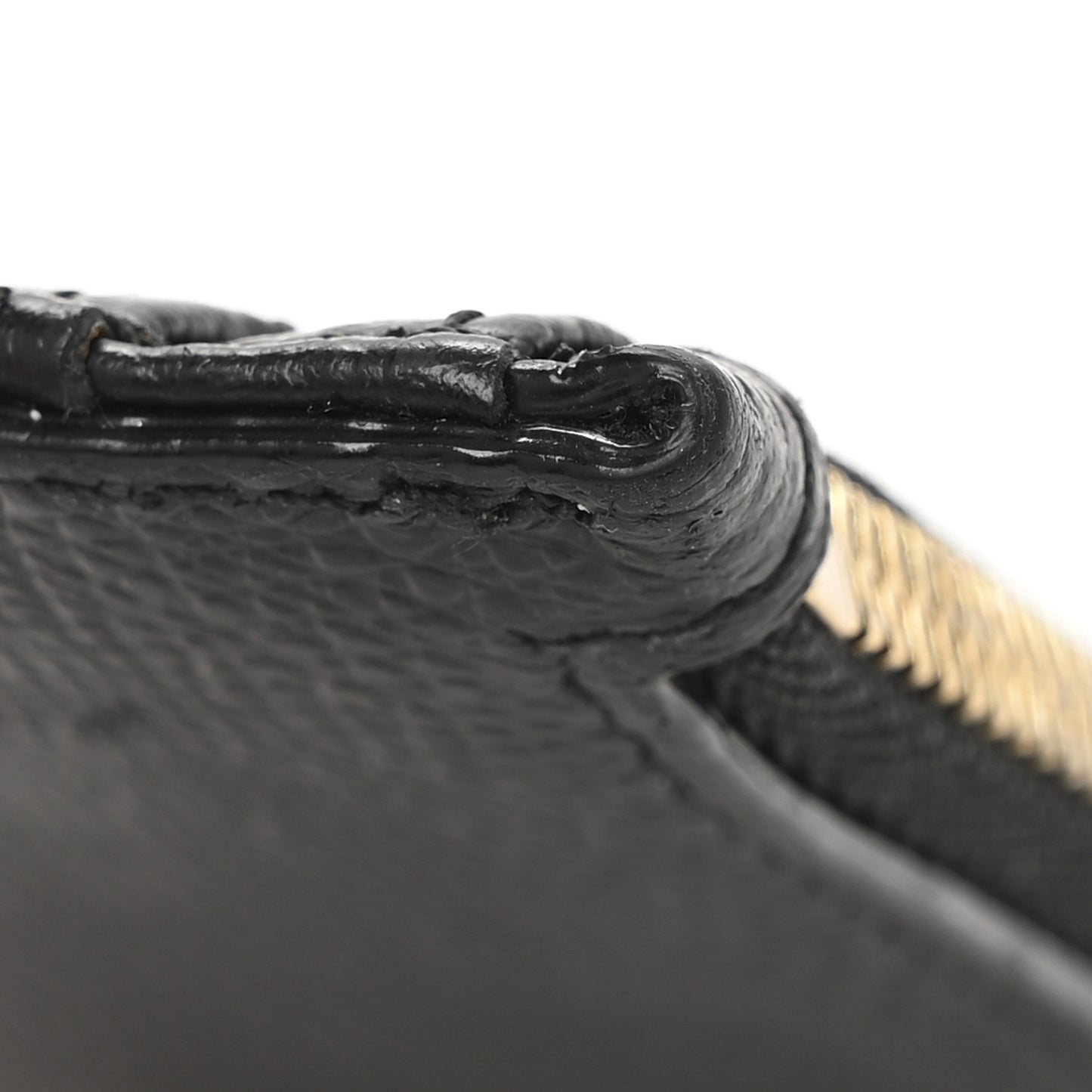 Grained Calfskin Cannage Diorama Wallet Black