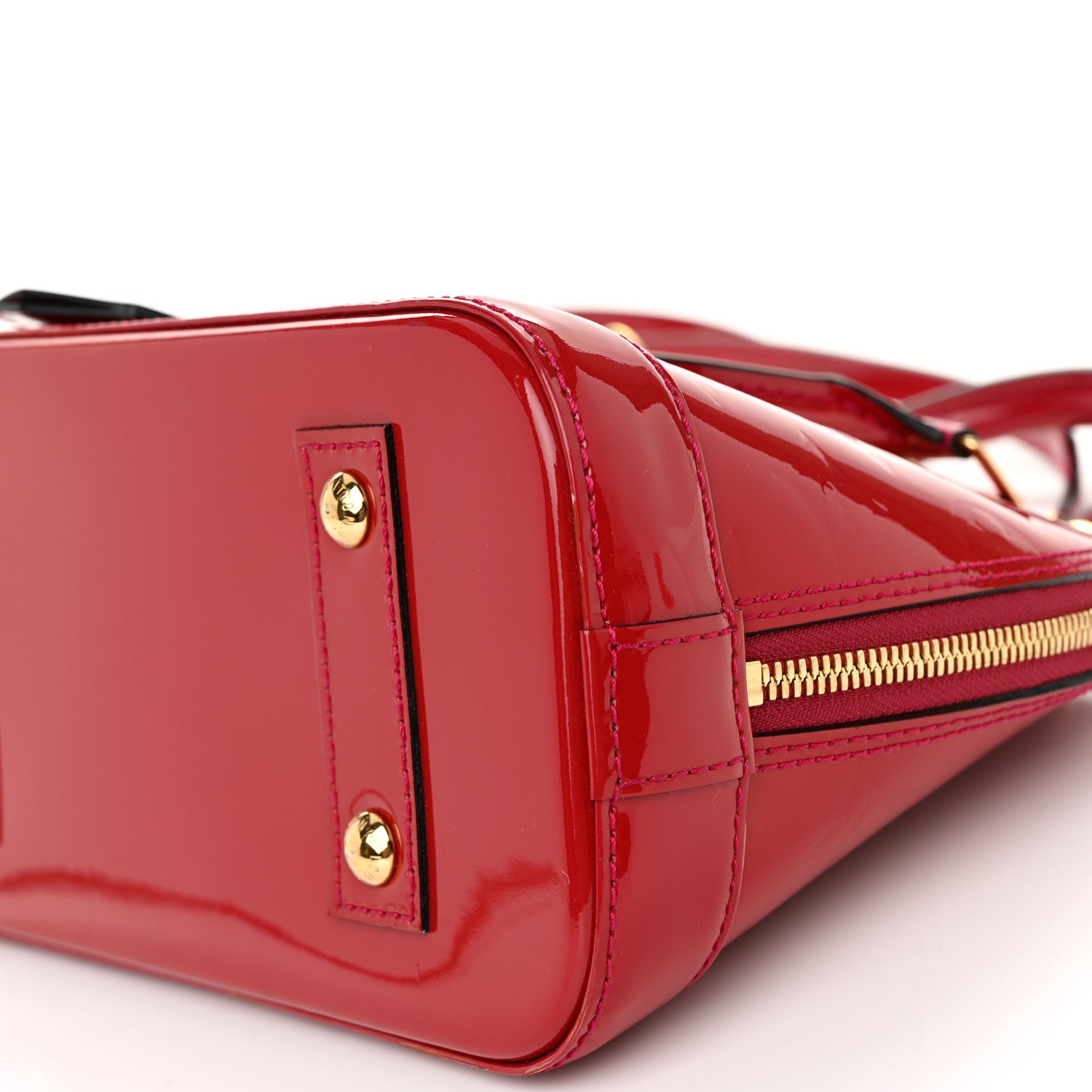 Louis Vuitton Vernis Alma BB Cherry 10 of 10