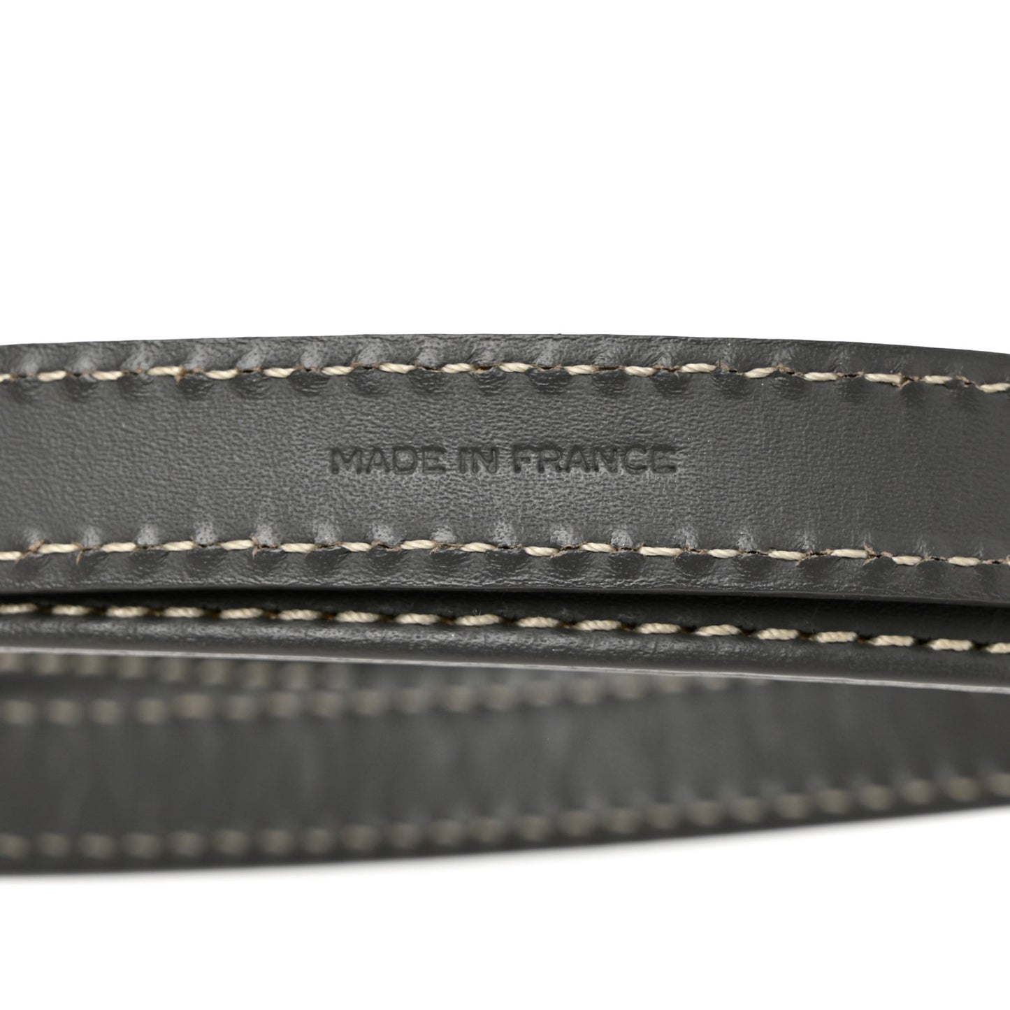 Calfskin Adjustable Shoulder Strap Grey
