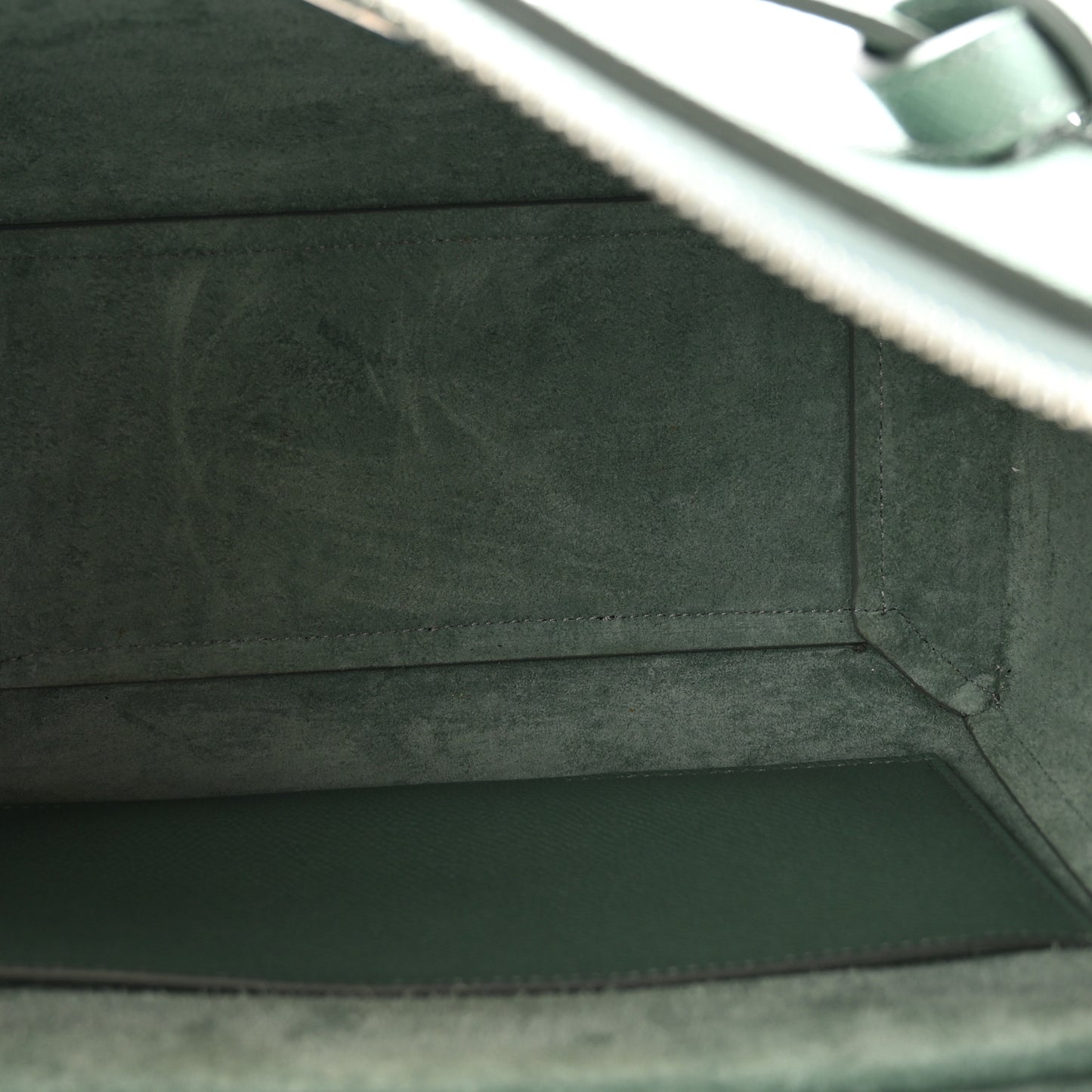 Grained Calfskin Micro Belt Bag Celadon