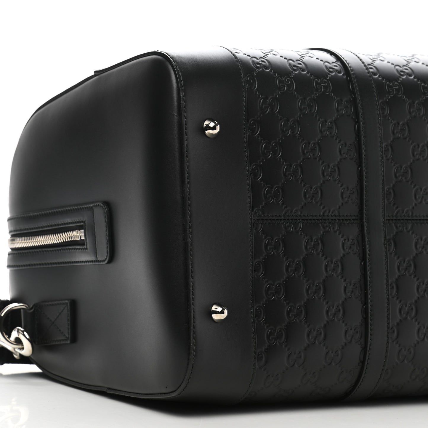 Guccissima Signature Medium Duffle Black