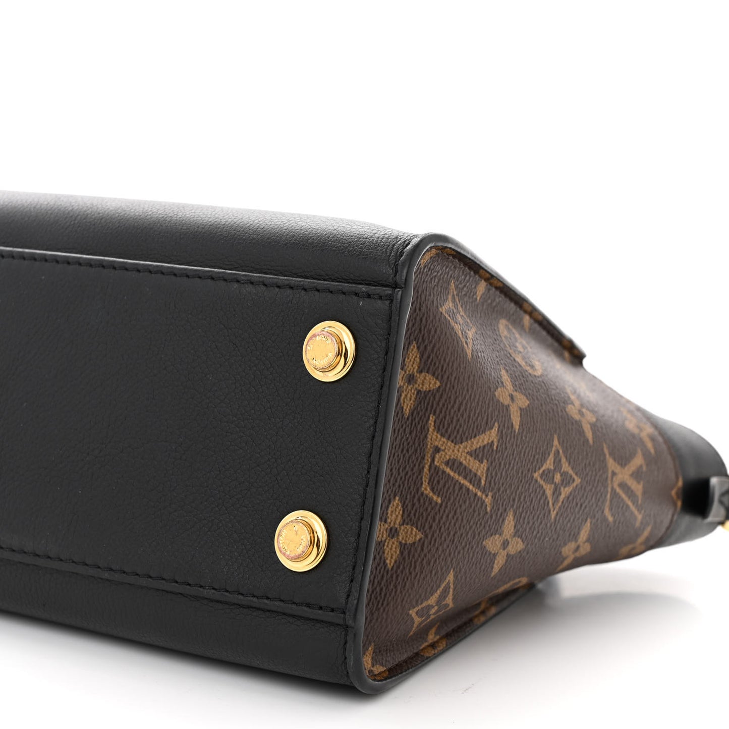 Calfskin Monogram On My Side PM Black