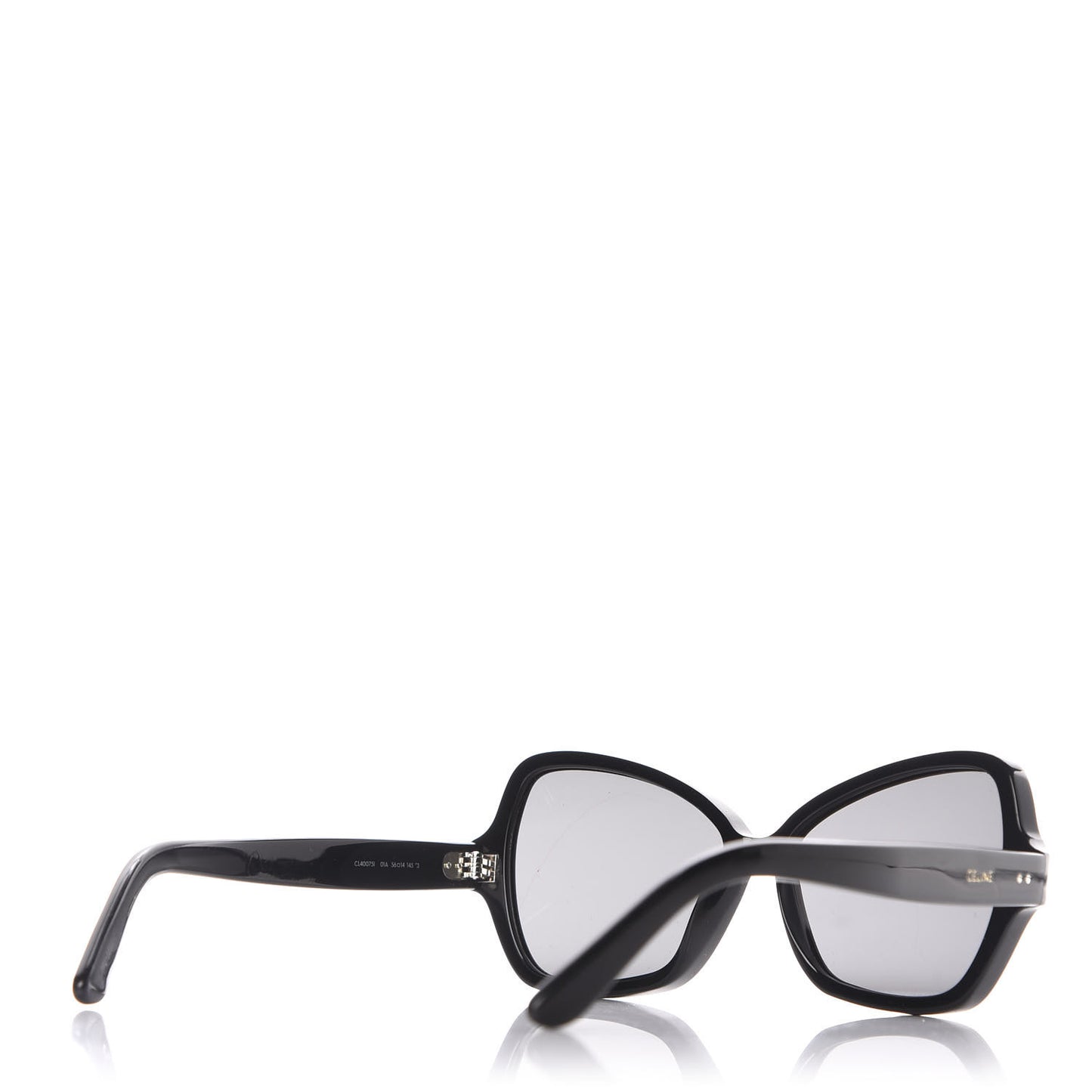 Rectangular Butterfly Sunglasses CL40075I Black