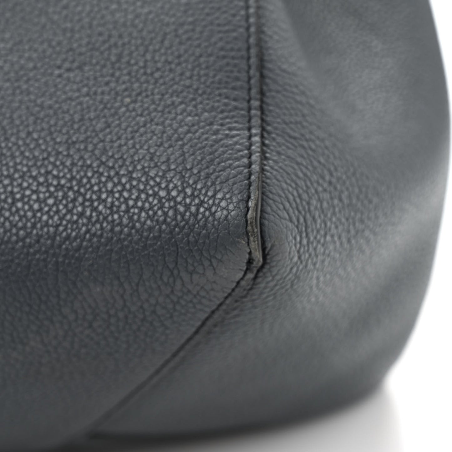 Soft Grained Calfskin Small Belt Cabas Phantom Slate