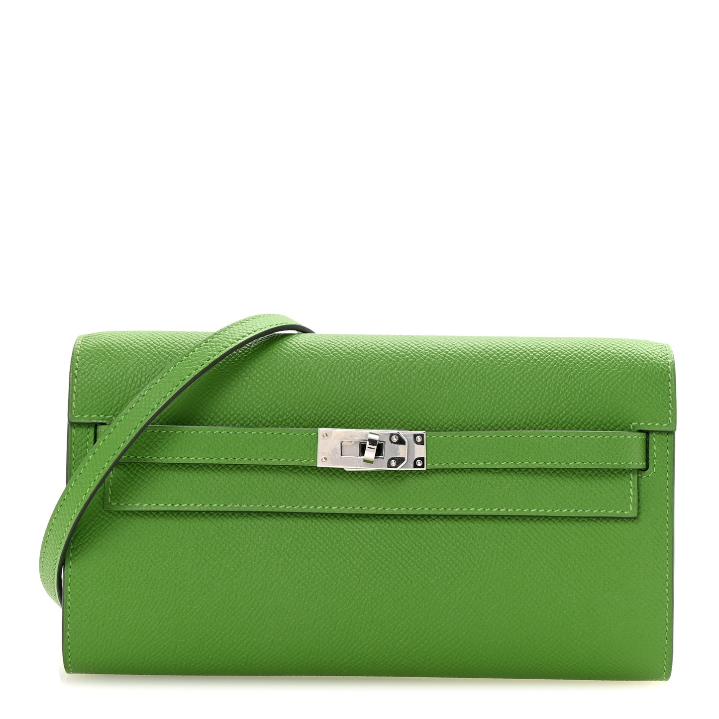 Epsom Kelly Wallet To Go Vert Yucca