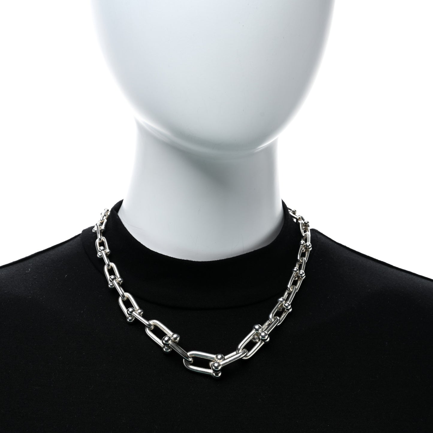 Sterling Silver HardWear Graduated Link Necklace