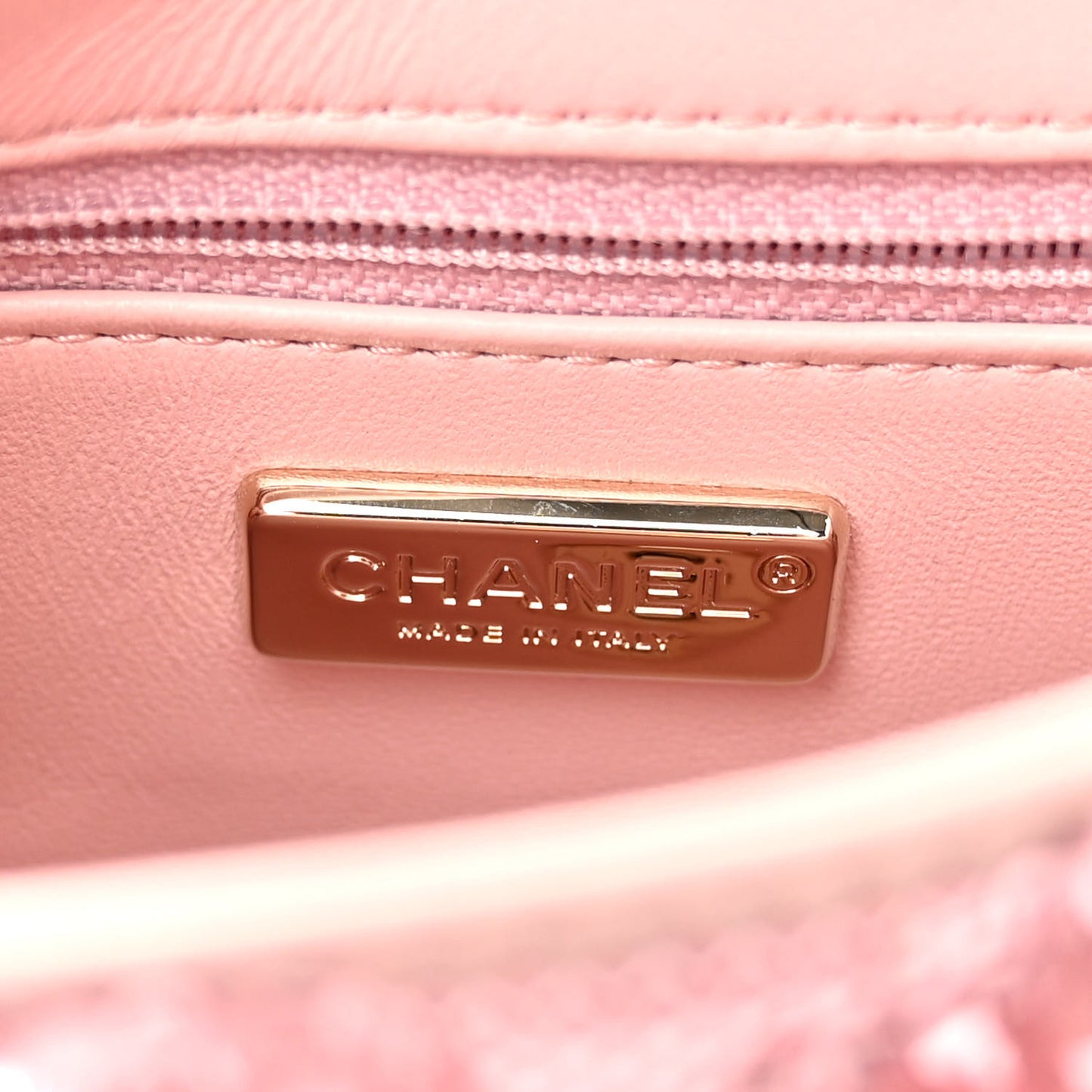 Sequin Mini Rectangular Flap Pink
