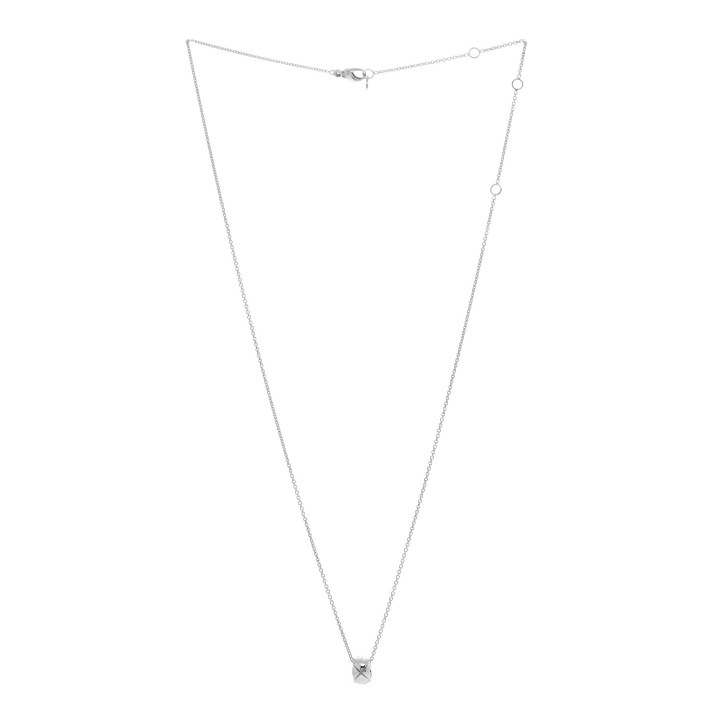 18K White Gold Coco Crush Pendant Necklace
