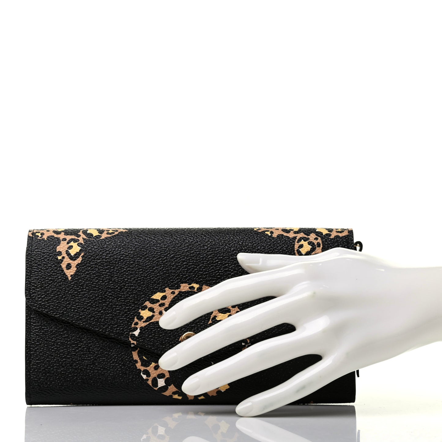 Monogram Giant Jungle Sarah Wallet Black
