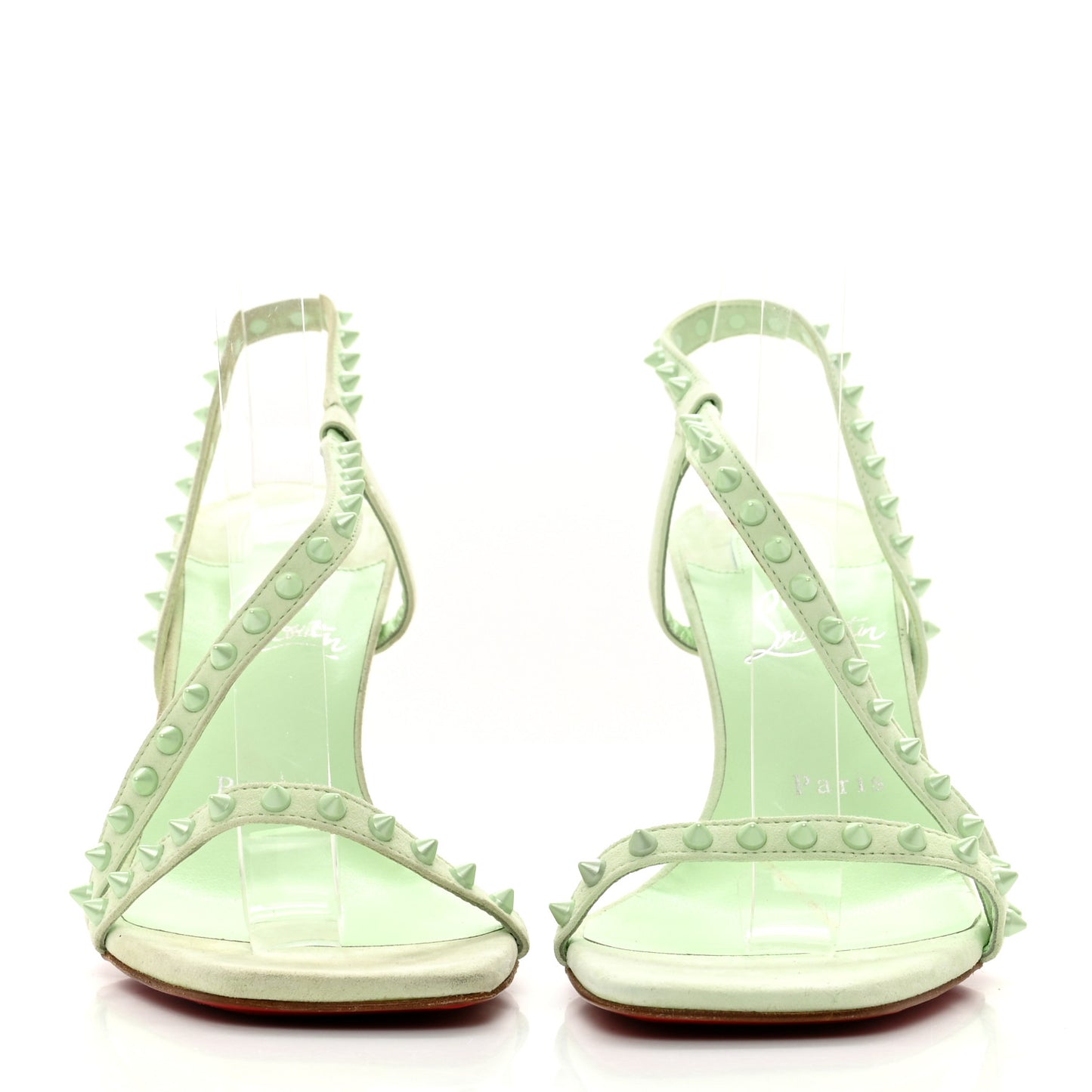Suede Rosa Condorapik 85 Spiked Sandals 39 Studio Green