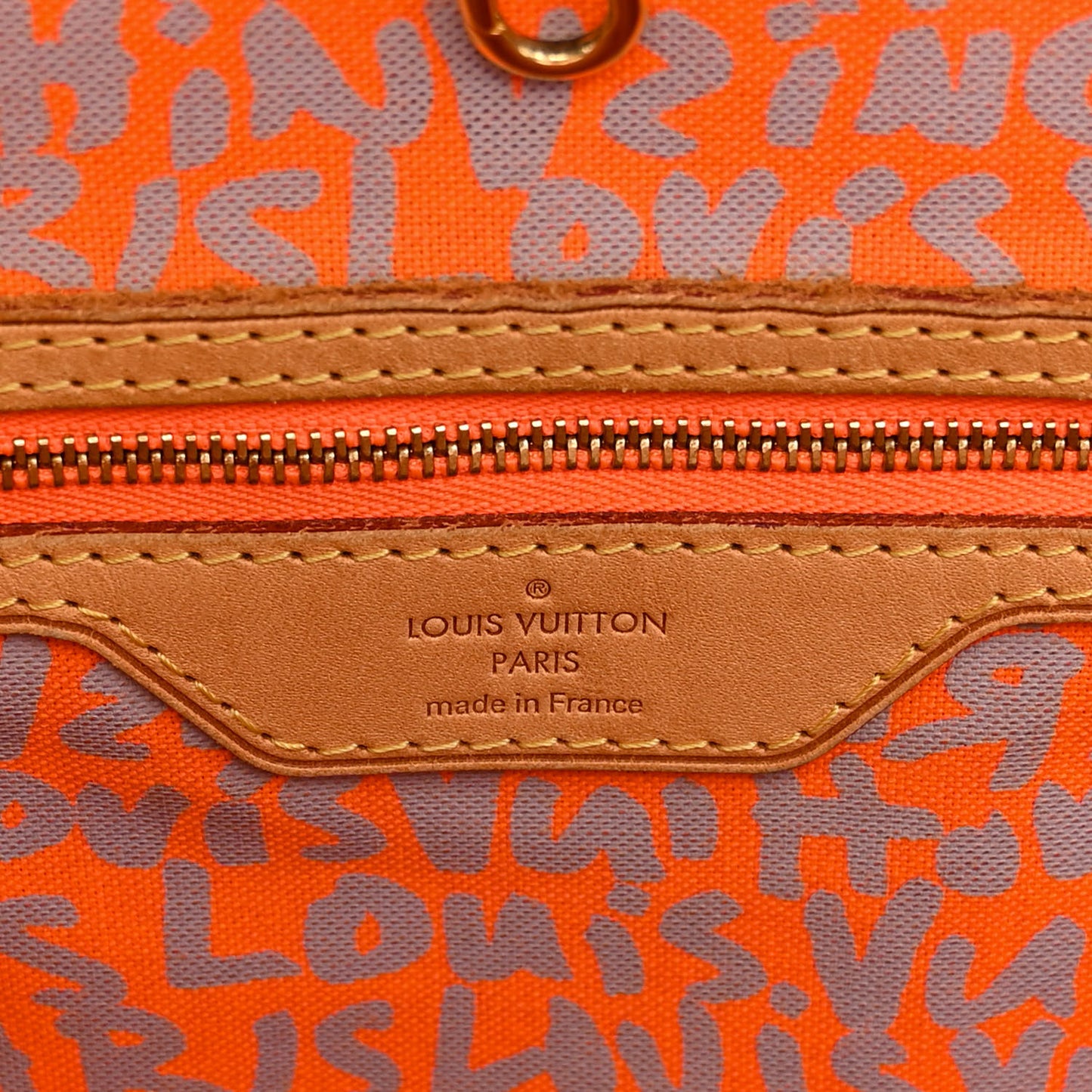 Monogram Graffiti Neverfull GM Orange