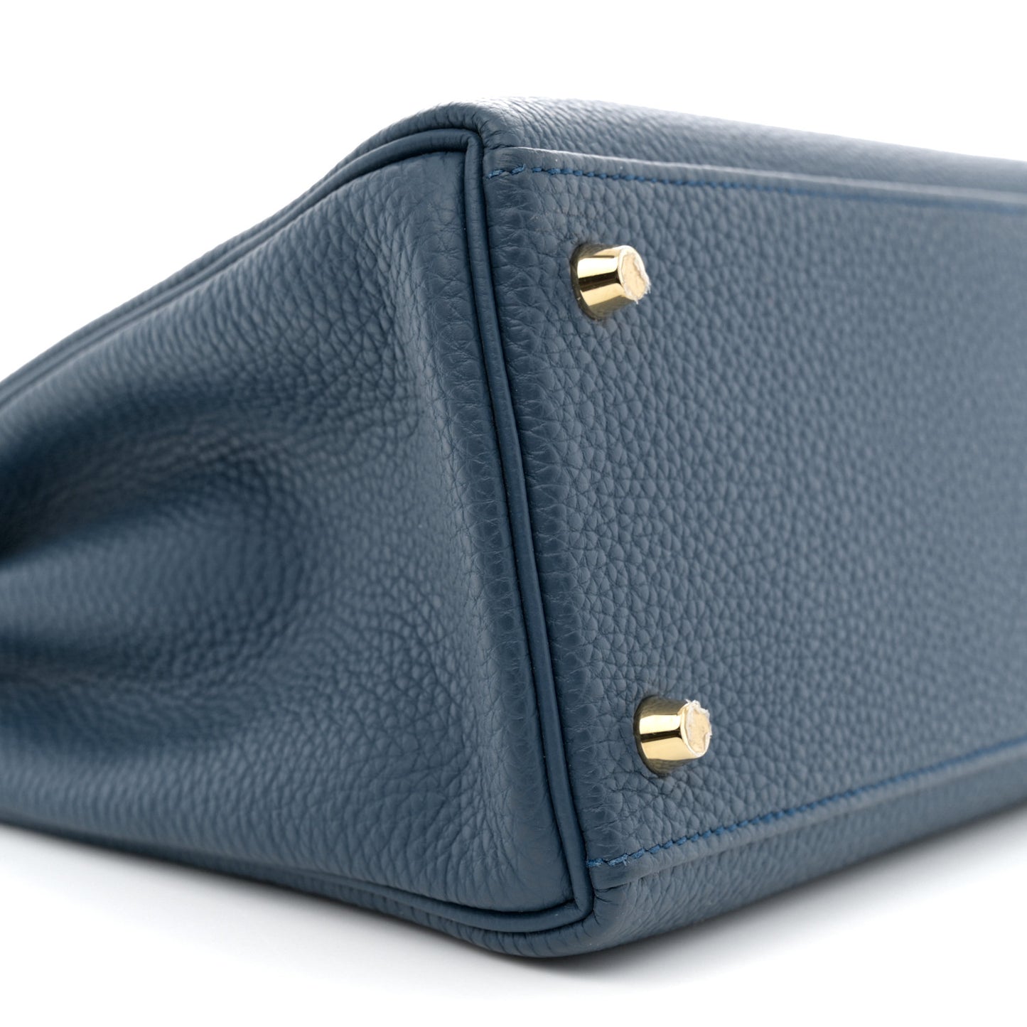 Togo Kelly Retourne 32 Bleu Agate