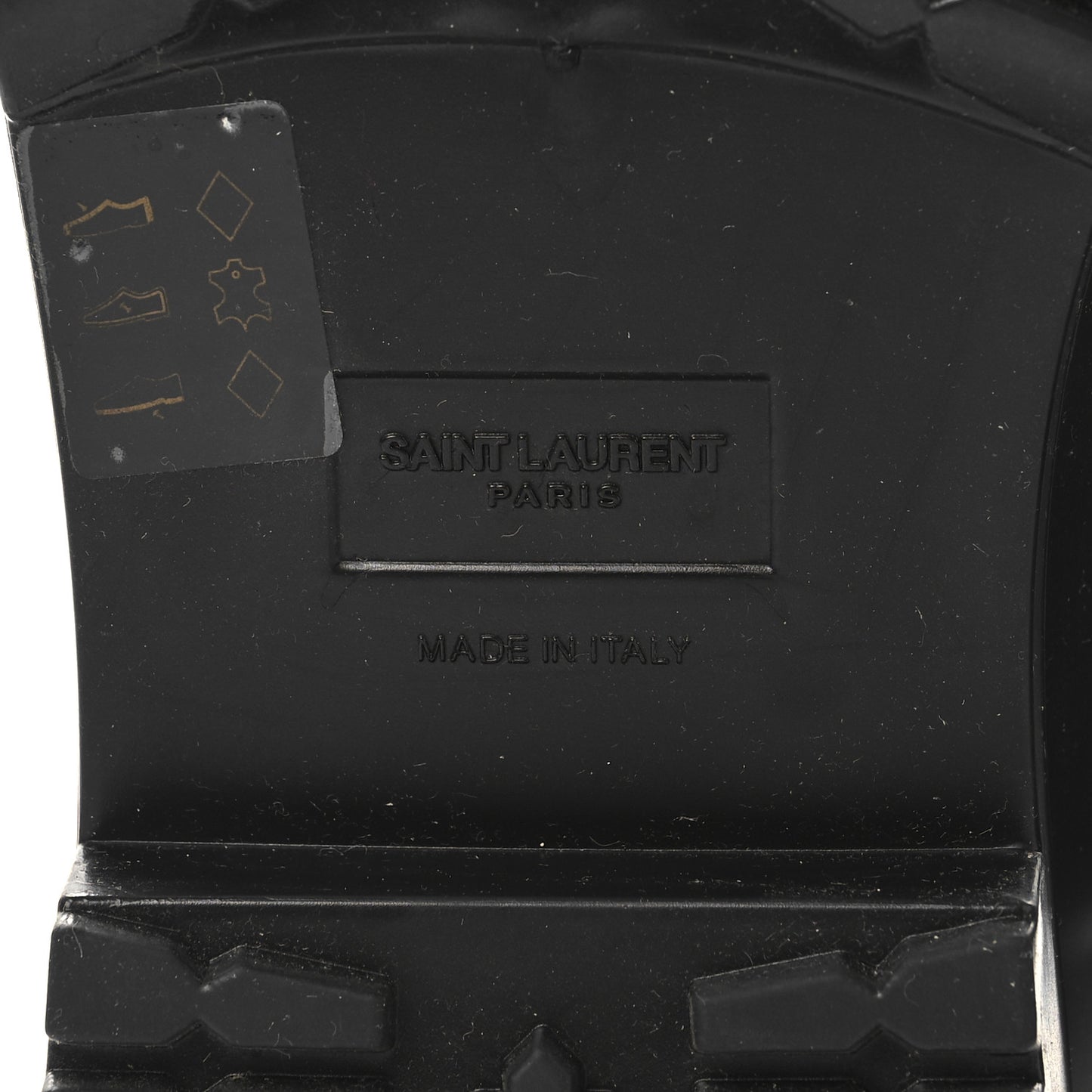 Rubber Studded Festival Rain Boots 42 Black