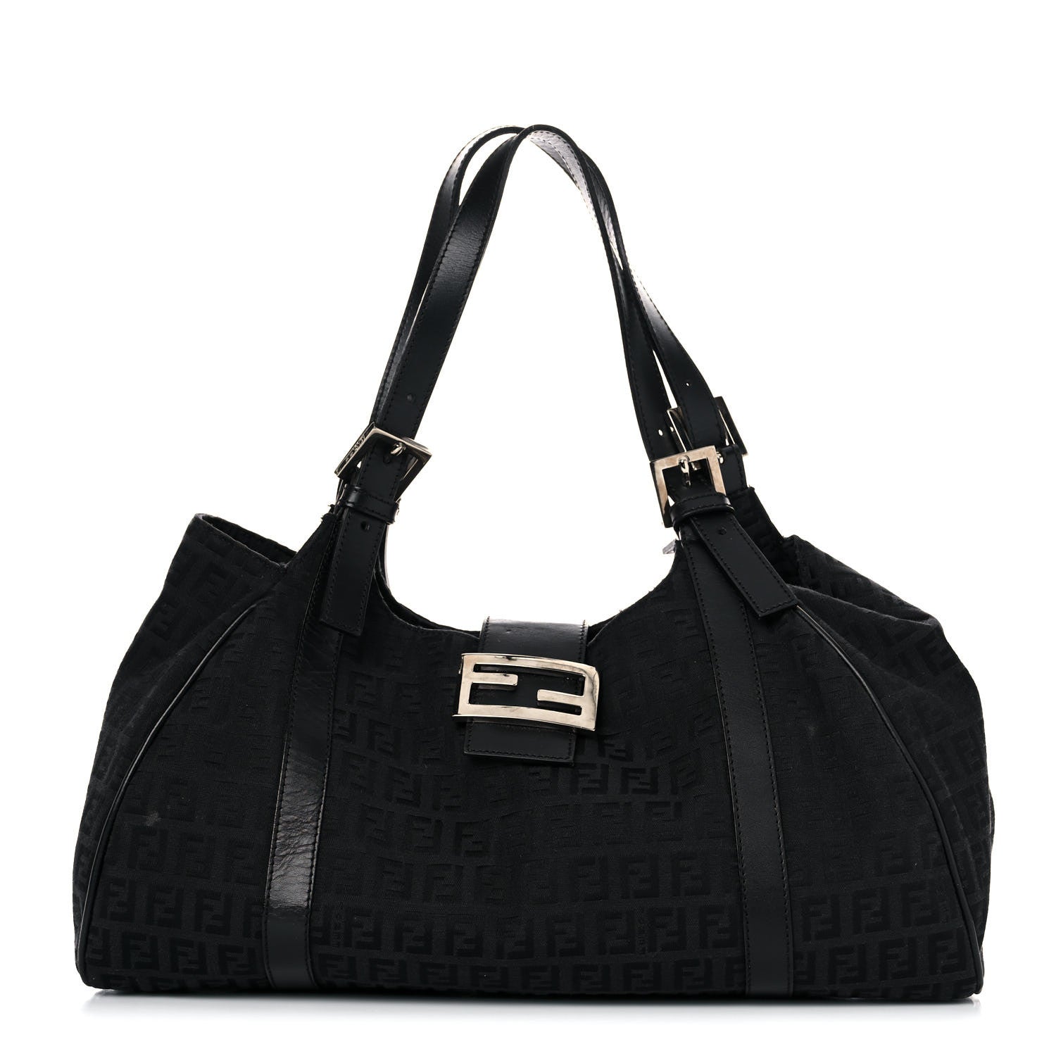 FENDI BLACKショルダー Fendi 1980s Woven Leather Crossbody Envelope Handbag – Screaming