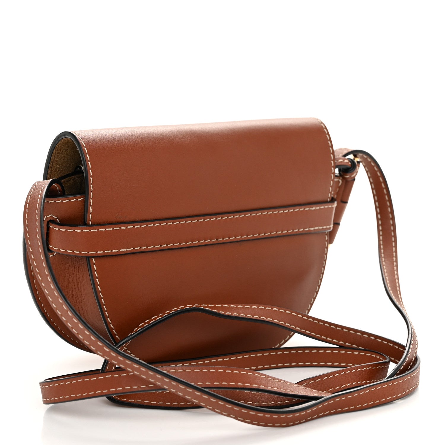 Loewe Calfskin Mini Gate Crossbody Bag Rust 3 of 11