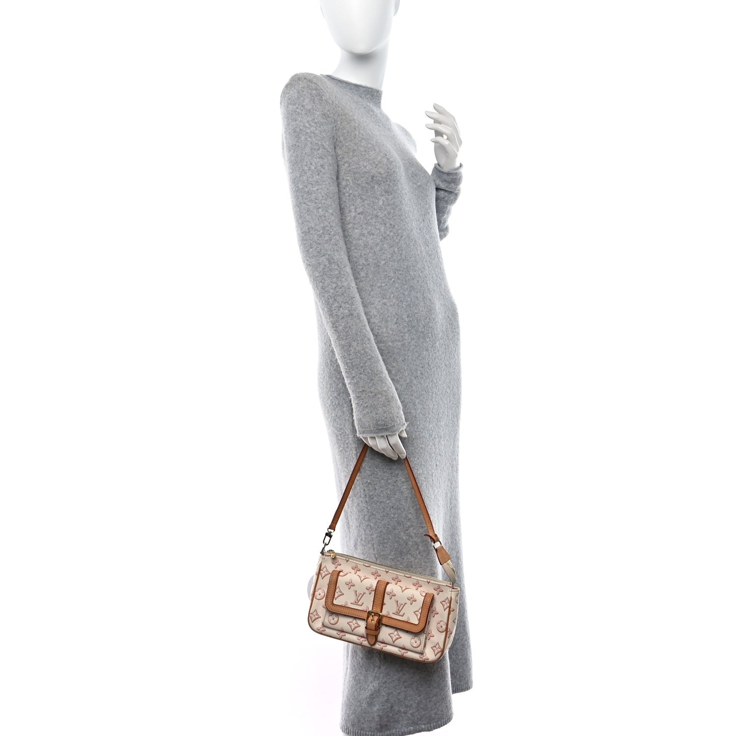 Monogram Fall For You Maxi Multi Pochette Accessories Beige Clair