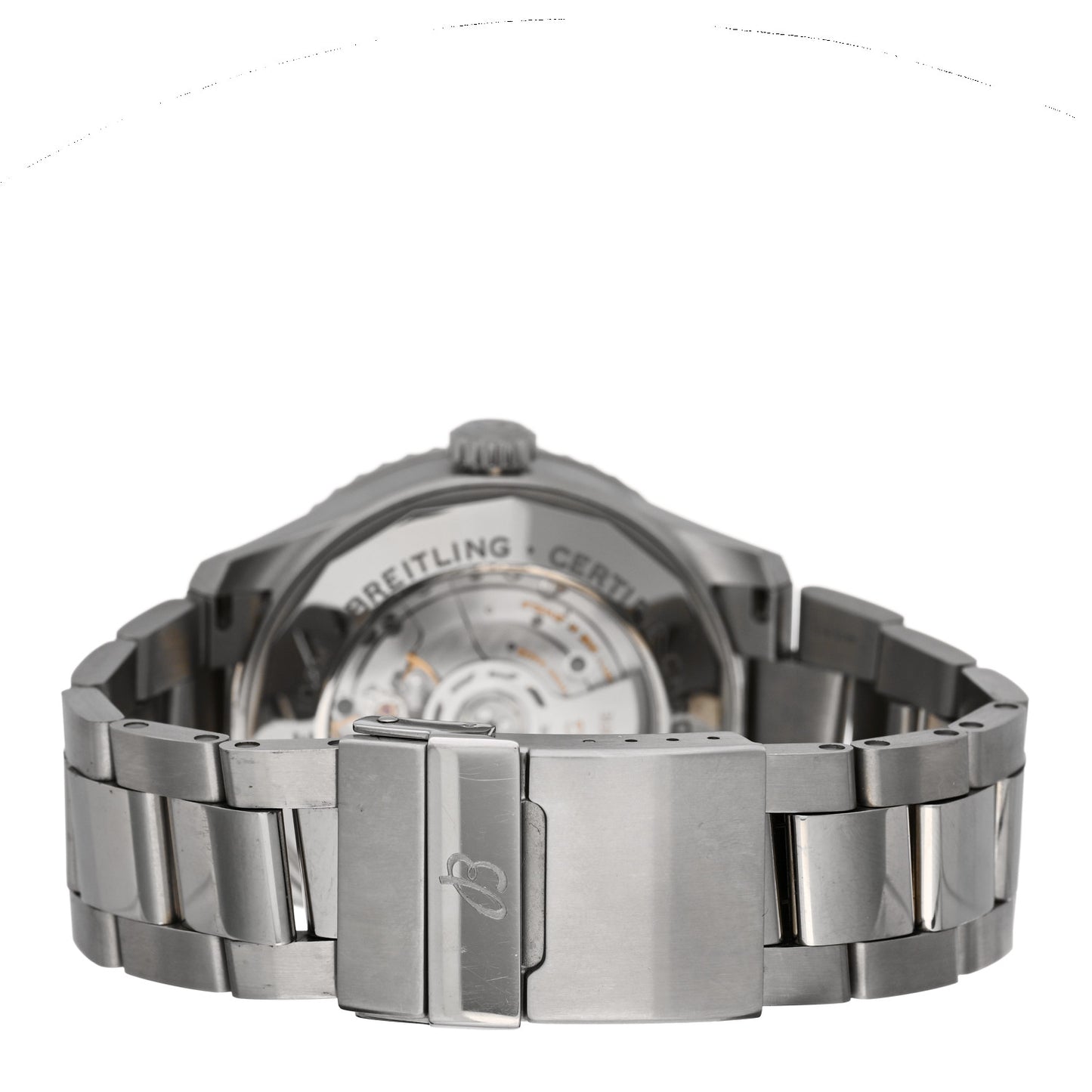 Stainless Steel 43mm Aviator 8 B35 Automatic Watch Silver AB3521U01G1A1