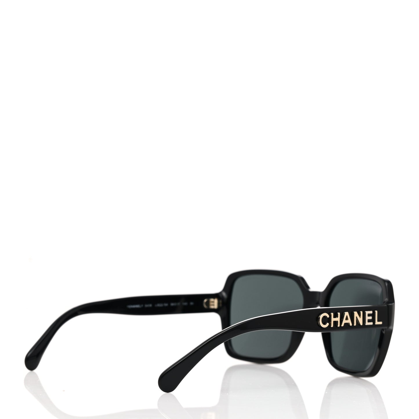 Acetate Square Sunglasses 5408 Black