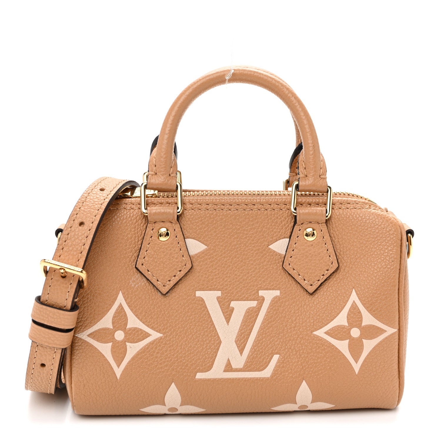 Louis Vuitton Empreinte Monogram Giant Nano Speedy Arizona Crème