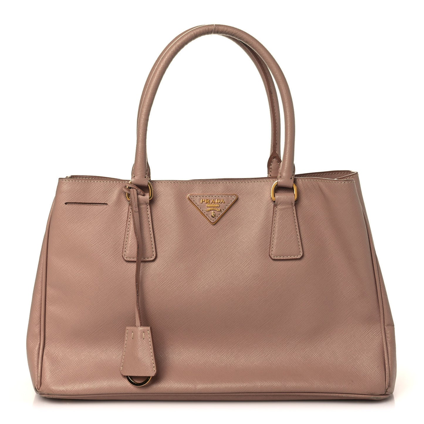 Saffiano Medium Galleria Double Zip Tote Cammeo