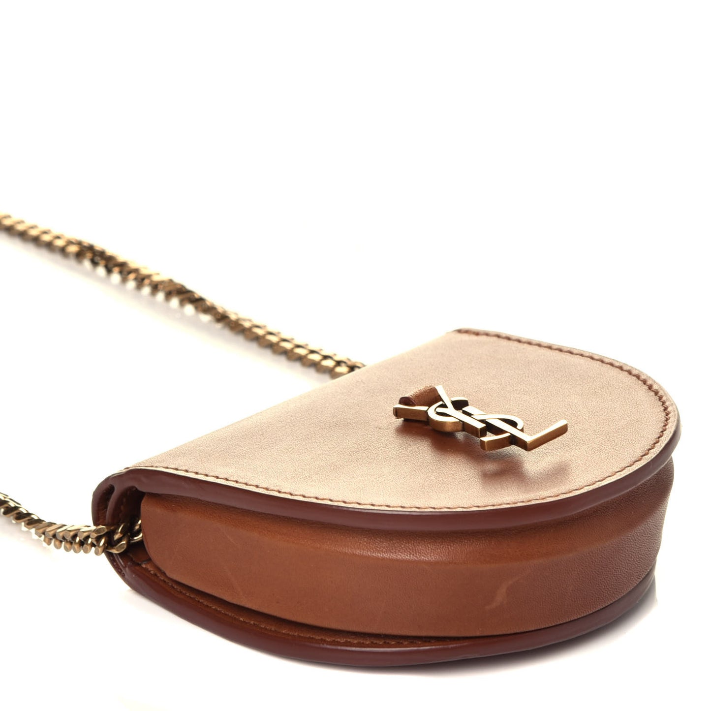 Calfskin Monogram Baby Kaia Crossbody Bag Brick