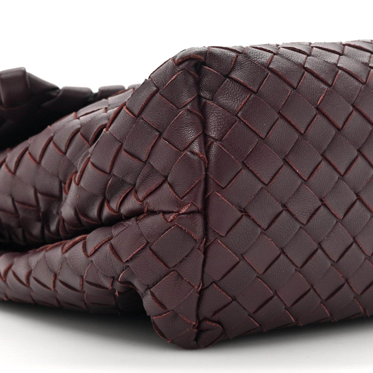 Bottega Veneta Nappa Intrecciato Large Olimpia Bag Burgundy 11 of 14