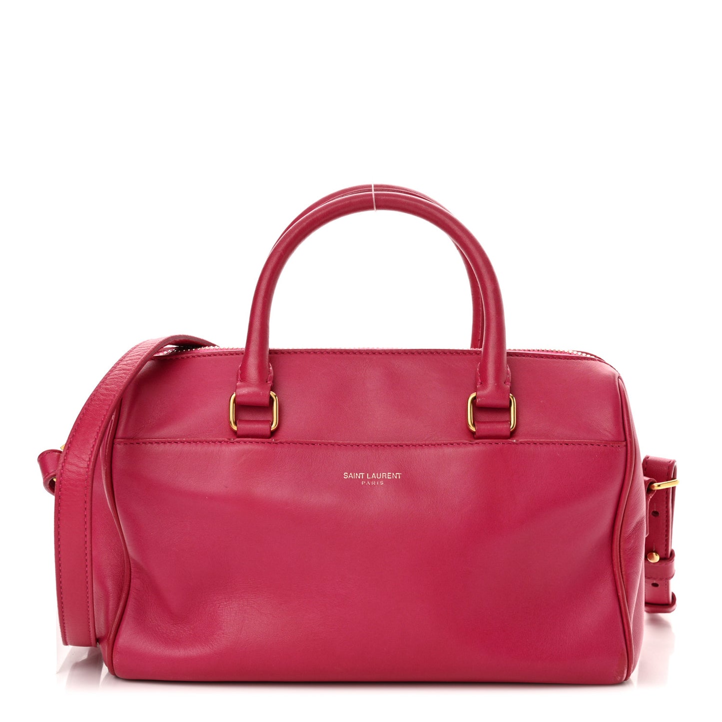 Calfskin Classic Baby Duffle Fuchsia