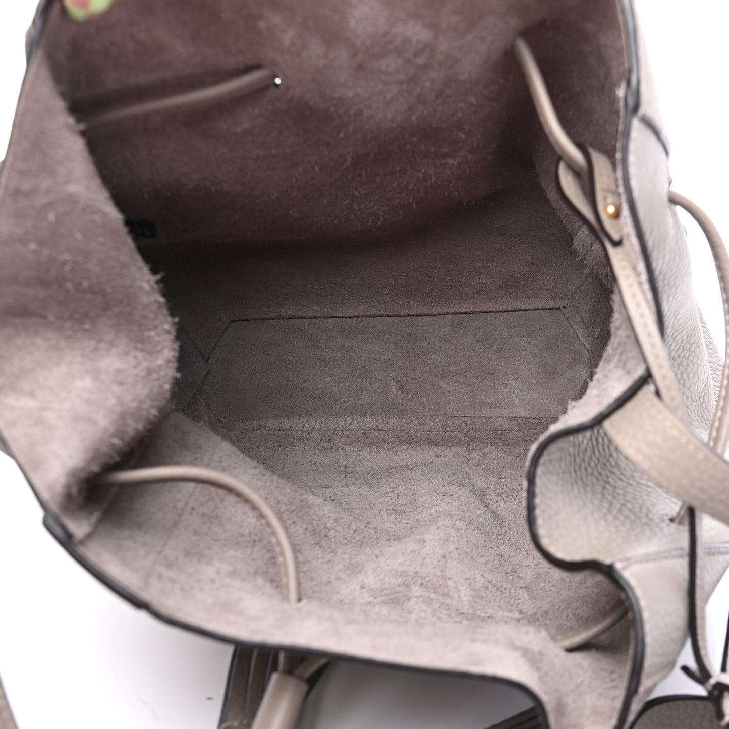 Heavy Grain Calfskin Small Millie Solid Grey