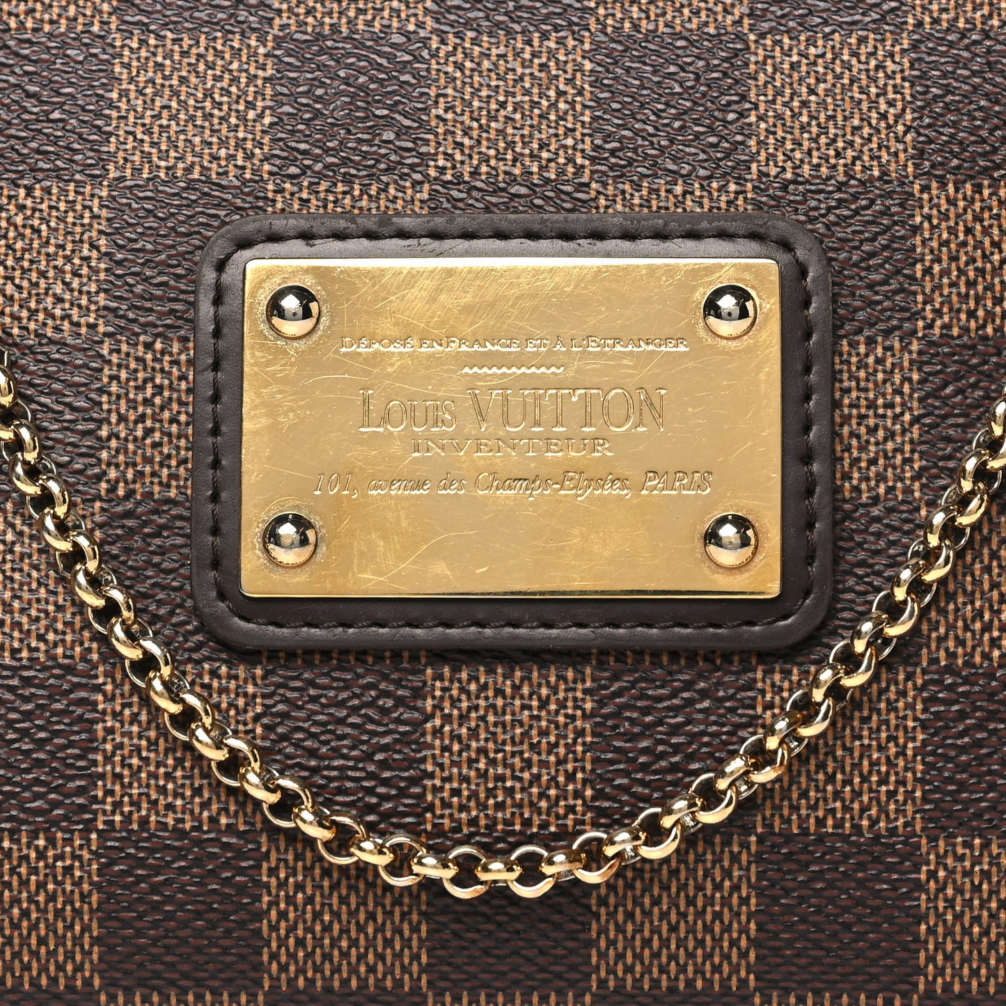 Damier Ebene Eva Clutch