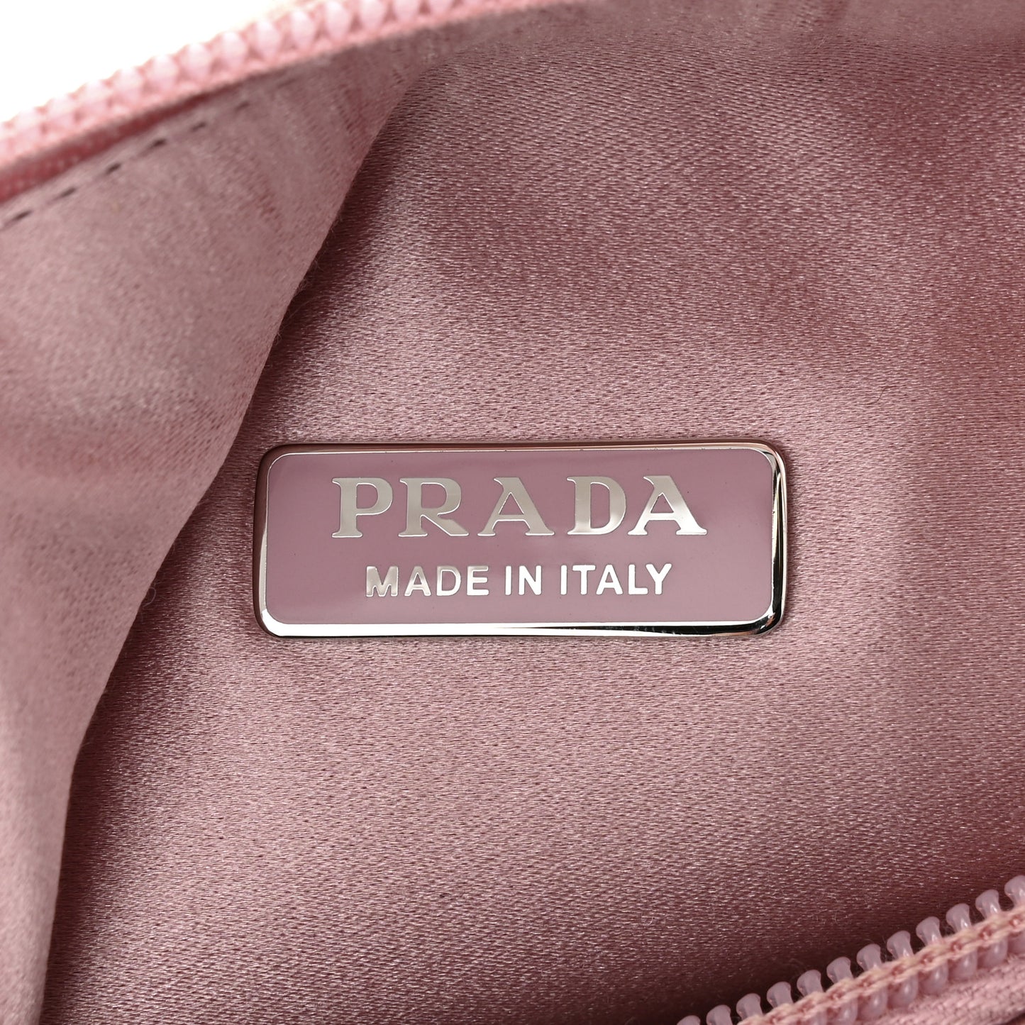 Satin Crystal Mini Re-Edition 2000 Bag Alabastro